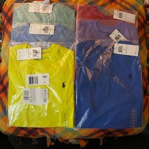 Set of 6 New Boy’s size 6 Polo T-shirts
